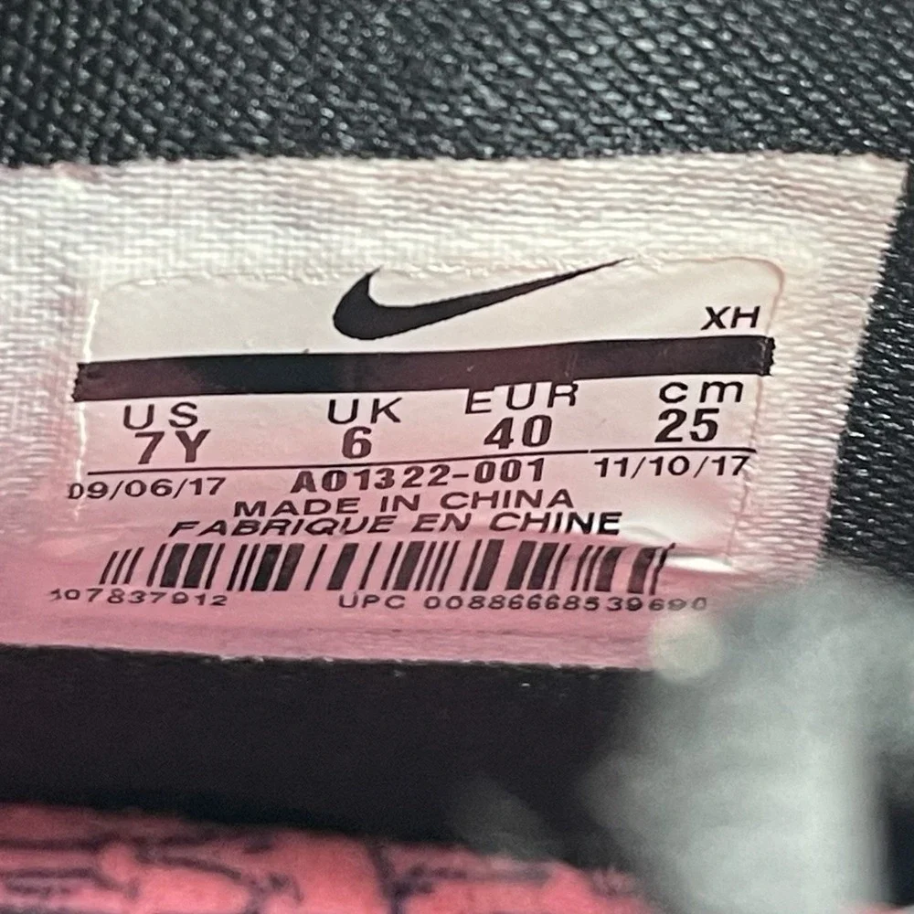 Nike Sneakers Youth 7 Kyrie 4 All Star Black A01322-001 Basketball Athletic Shoe